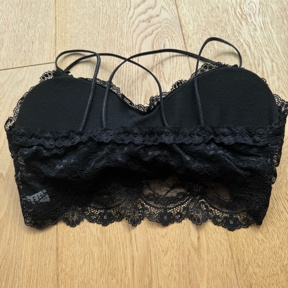 SHEIN Black cross back Lace Bralette - S - Picture 7 of 13